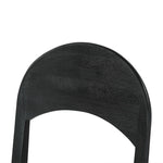 Bilboa 18" Upholstered Dining Chair FBB-DC18BLK chair back view 