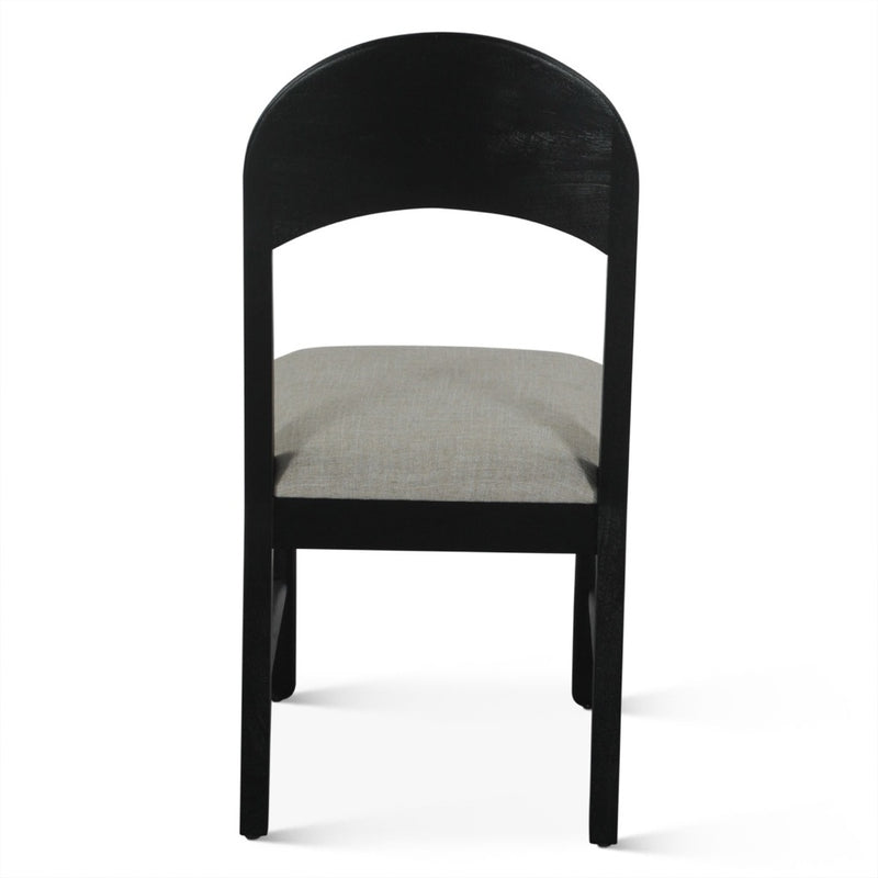 HTD Bilboa 18" Upholstered Dining Chair back view 