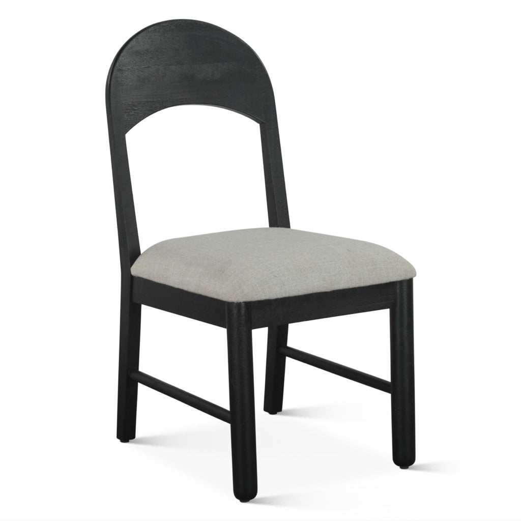 HTD Bilboa 18" Upholstered Dining Chair angled view 