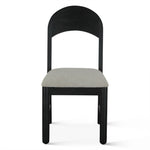 Bilboa 18" Upholstered Dining Chair FBB-DC18BLK front view 