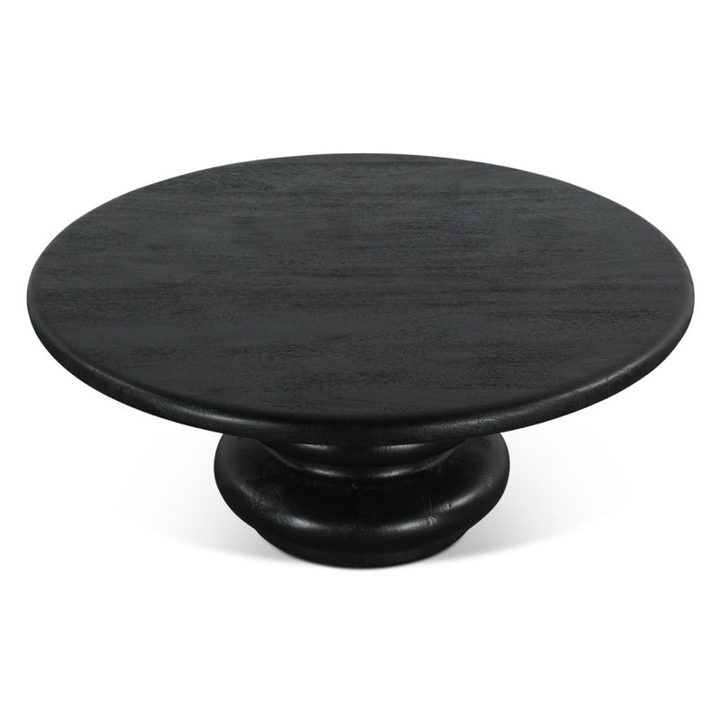 HTD Bilboa 36" Coffee Table overhead view 