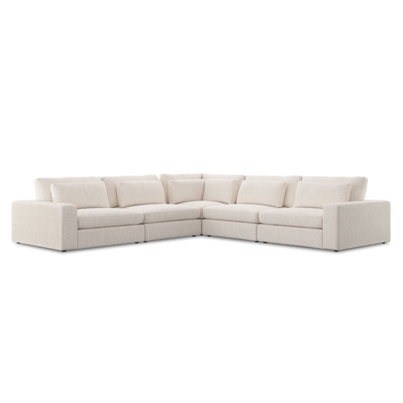 Four Hands Bloor 5-Piece Sectional angled view