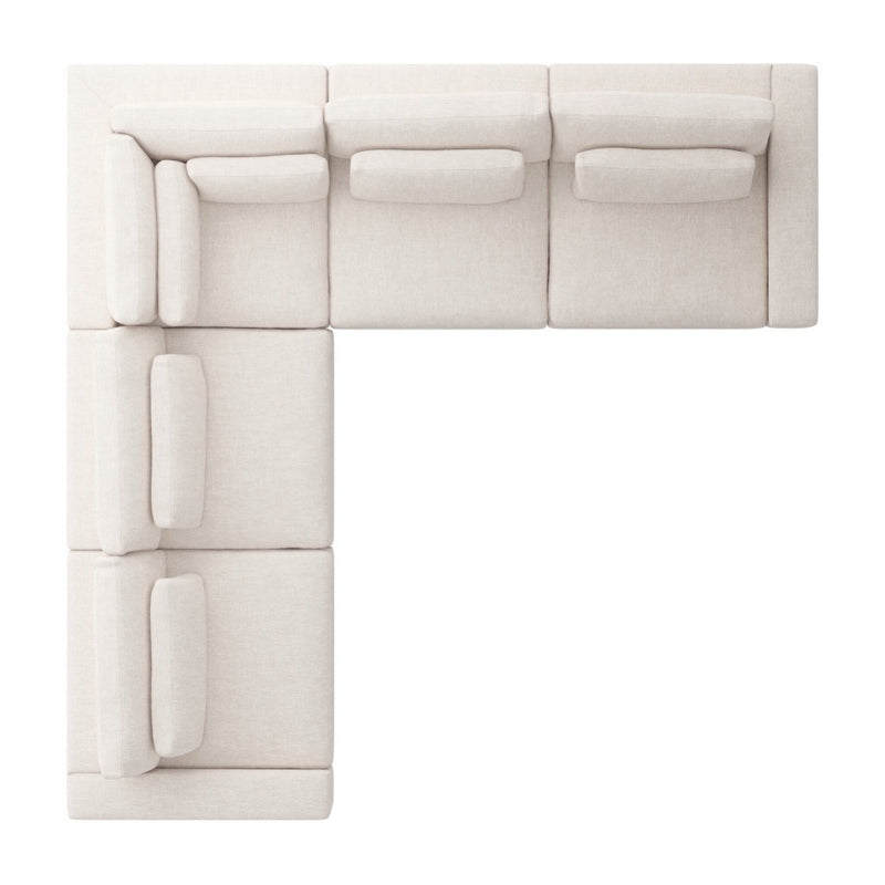 Bloor 5-Piece Sectional UATR-066-377-S10 overhead view