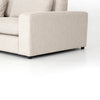 Four Hands Bloor 5-Piece Sectional side arm view
