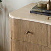 Four Hands Boa Chest staged top drawer view 