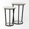 Mercana Bombola Accent Table side by side table view 