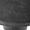 Bonnie Coffee Table Textured Black Concrete Material Detail 240086-001