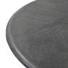 Bonnie Dining Table Textured Black Concrete Rounded Tabletop 240104-001