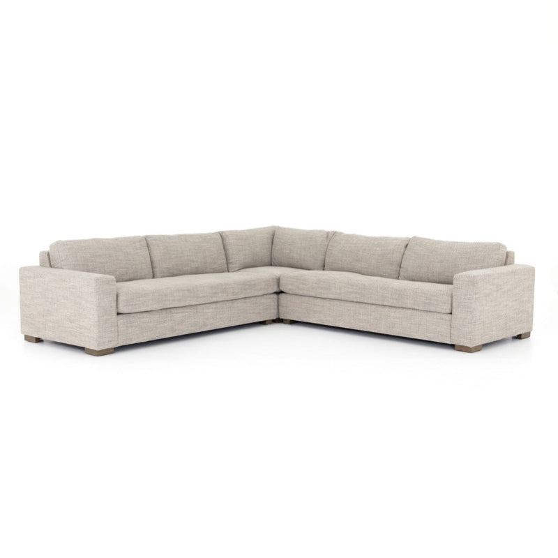Four Hands Boone 3-Piece Sectional front view