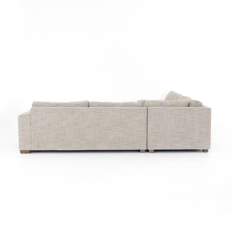 Four Hands Boone 3-Piece Sectional back view