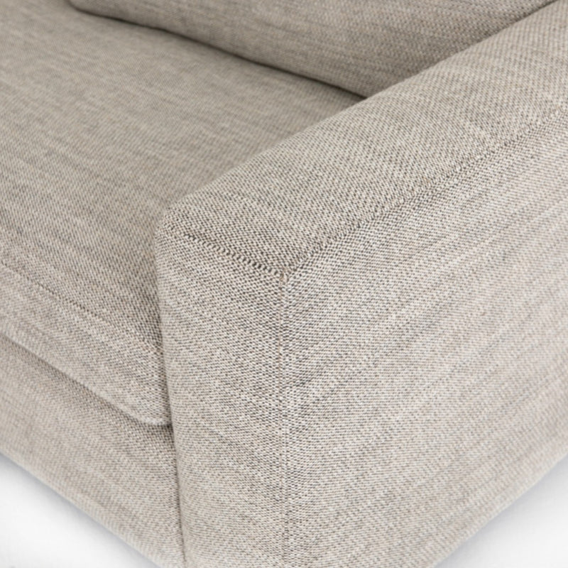 Four Hands Boone 3-Piece Sectional front of arm view