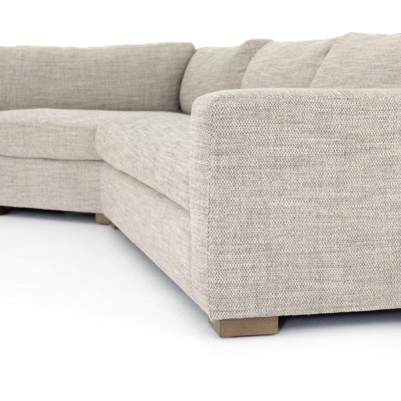 Boone 3-Piece Sectional CKEN-29964-829P-S1 side view with leg