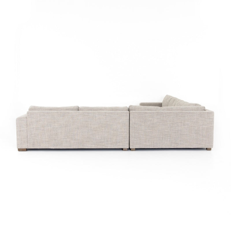 Four Hands Boone 3-Piece Sectional back view