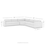Boone 3-Piece Sectional CKEN-29964-829P-S1 dimensions image 138" 