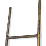 Four Hands Boothe Ladder Antique Brass Hand Hammered Texture