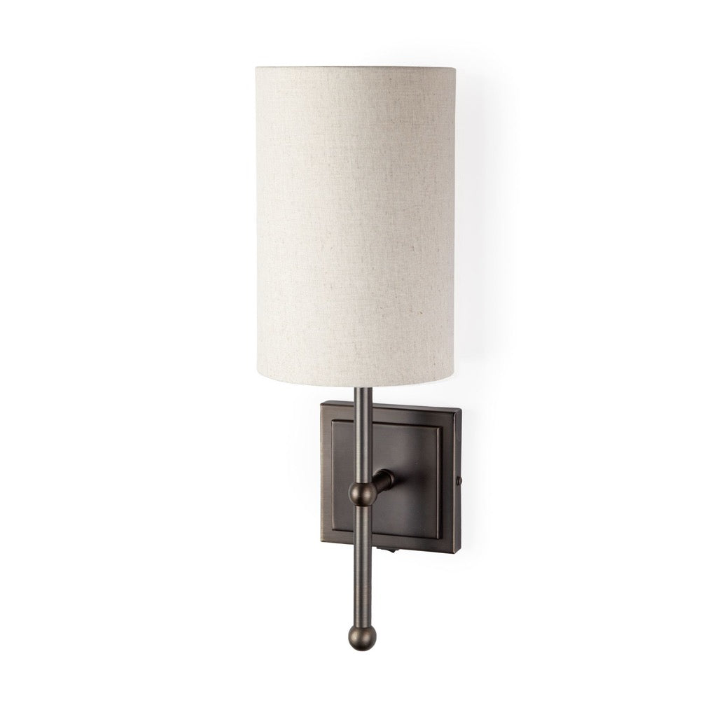 Mercana Bourgeois Wall Sconce angled view 