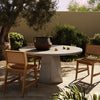 Four Hands Bowman Outdoor Dining Table Staged View