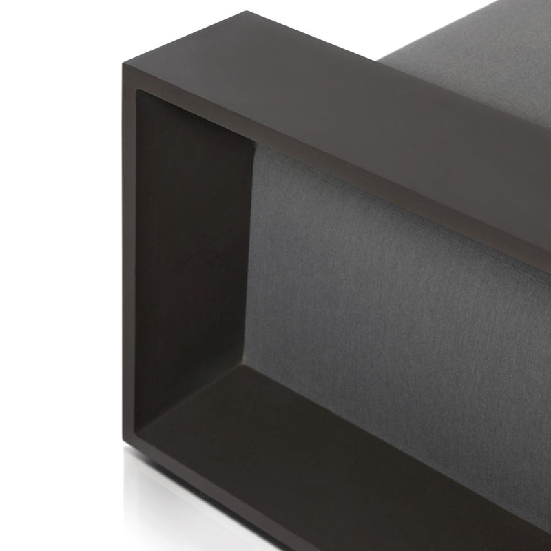 Branford Outdoor Metal Sofa 106" 247617-002 arm detail 