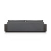 Four Hands Branford Outdoor Metal Sofa 106" back view 