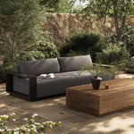 Branford Outdoor Metal Sofa 106" 247617-002 staged view 