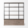 Braxton Shelving Unit 68202-AB front view 
