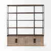 Braxton Shelving Unit 68202-AB front view 