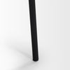 Mercana Brently Dining Chair black leg view 