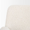 Brently Dining Chair 70250 cream boucle back view 
