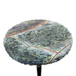 HTD Breton Accent Table marble top view 