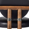 Bria Chair Heirloom Black Back Frame Detail Four Hands