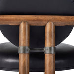 Bria Chair Heirloom Black Back Frame Detail Four Hands