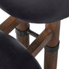 Bria Chair Heirloom Black Parawood Frame Detail Four Hands