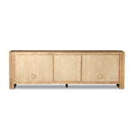Briarbrook Sideboard Distressed Light Pine Back View Four Hands