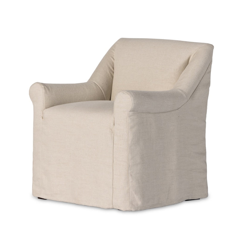 Bridges Slipcover Dining Armchair Four Hands - Main Image
