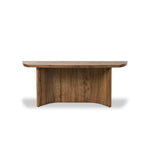 Brinton Console Table Rustic Oak Veneer Front Facing View 234610-004