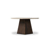Brisa Round Dining Table Angled View 233555-001
