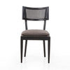 Britt Dining Chair Savile Charcoal Front Facing View 109519-025