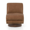 Bronwyn Swivel Chair Palermo Cognac Front Facing View 225264-003