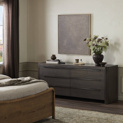 Bruce 6 Drawer Dresser 242685-001 staged view 