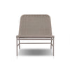 Bruno Outdoor Chair Ivory Rope Front View Four Hands