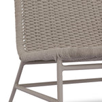 Bruno Outdoor Chair Ivory Rope Back Seat and Legs 102475-003
