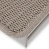 Bruno Outdoor Chair Ivory Rope Corner Detail Four Hands