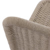 Bruno Outdoor Chair Ivory Rope Top Corner Detail 102475-003