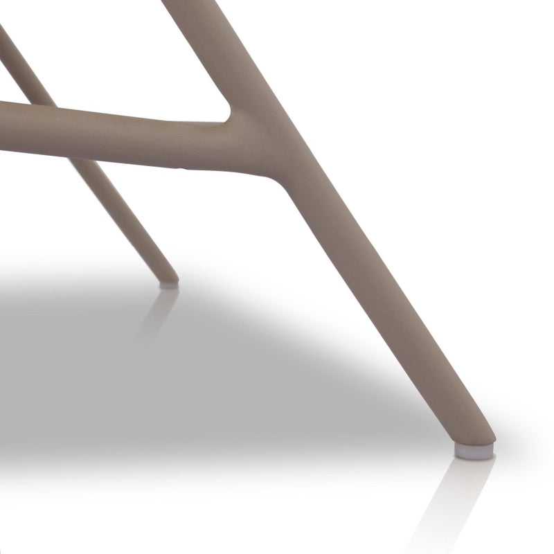 Bruno Outdoor Chair Ivory Rope Aluminum Legs 102475-003