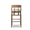 Four Hands Buxton Bar Stool Drifted Oak Back View 247999-003