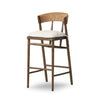 Four Hands Buxton Bar Stool Drifted Oak Angled View 247999-003