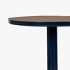 Co.House Designs Calder Leather Drink Table side view of tabletop 
