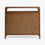 Cali 6 Drawer Oak Dresser Walnut Back View CH-1001878-VN13-FN-BD-DR-WT-OS