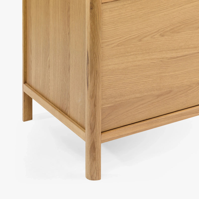 Co.House Designs Cali Oak Sideboard Natural Leg Detail CH-1001661-VN13-FN-ST-BF-NT-OS