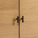 Co.House Designs Cali Oak Sideboard Natural Drawer Handles